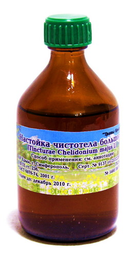 настойка чистотела от паразитов настойка чистотела от паразитов